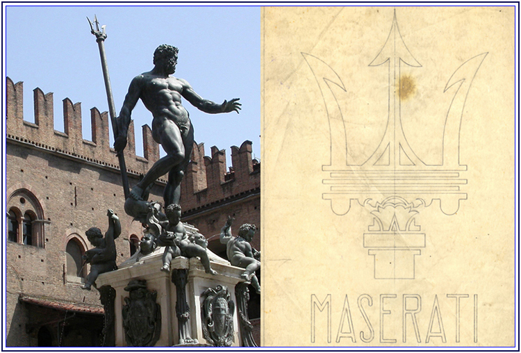 La storia del logo del Tritone della Maserati - Auto Matrimonio Napoli