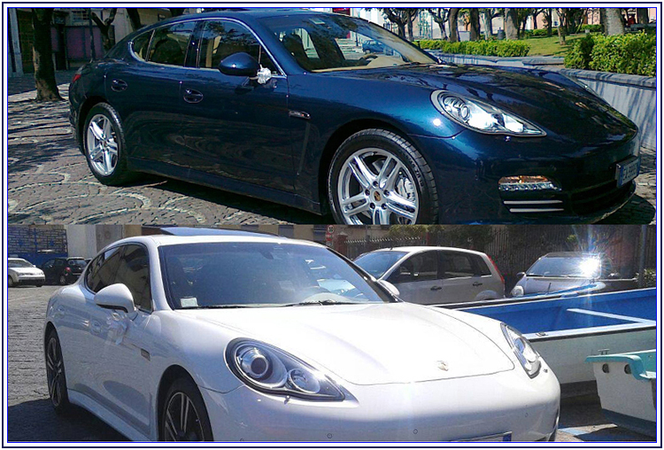 Porsche Panamera per le nozze - Auto Matrimonio Napoli