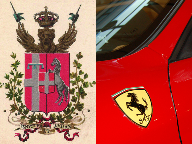 Auto sposi Napoli | La storia del logo della Ferrari