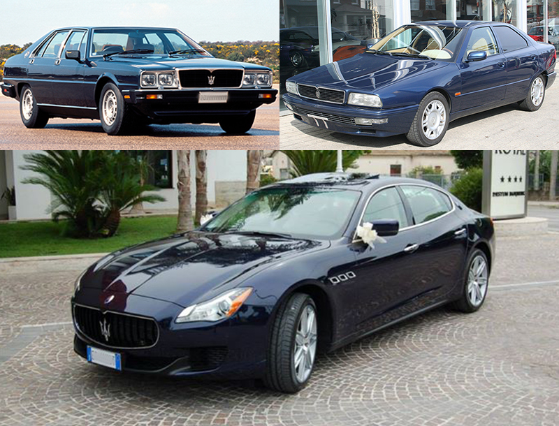 Auto sposi Napoli| Maserati QuattroPorte per cerimonie
