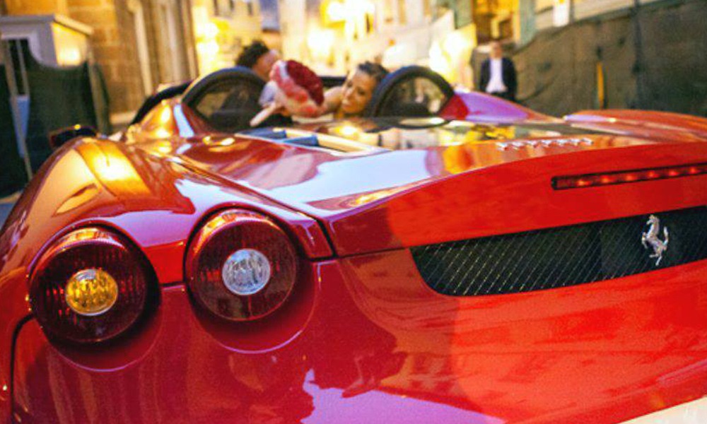 auto-sposi-Napoli_Ferrari-f430_noleggio-nozze
